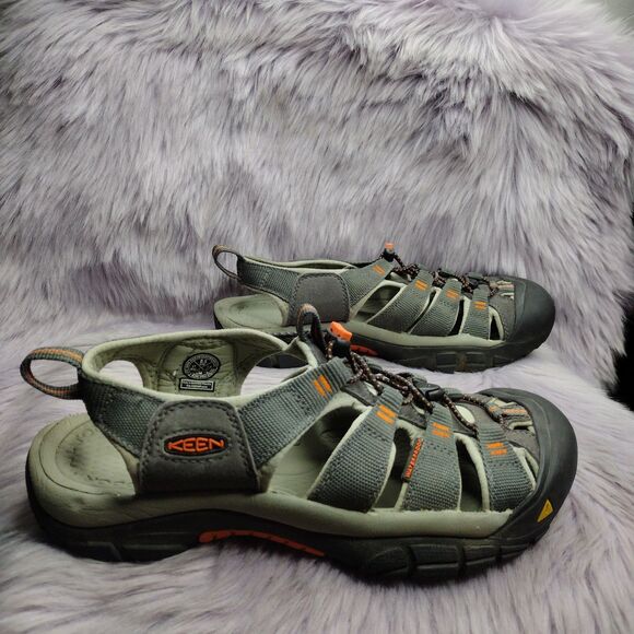 Keen Newport H2 Sandals Shoes Waterproof Slingback Hiking Mens Size 8.5 Gray - Picture 2 of 7
